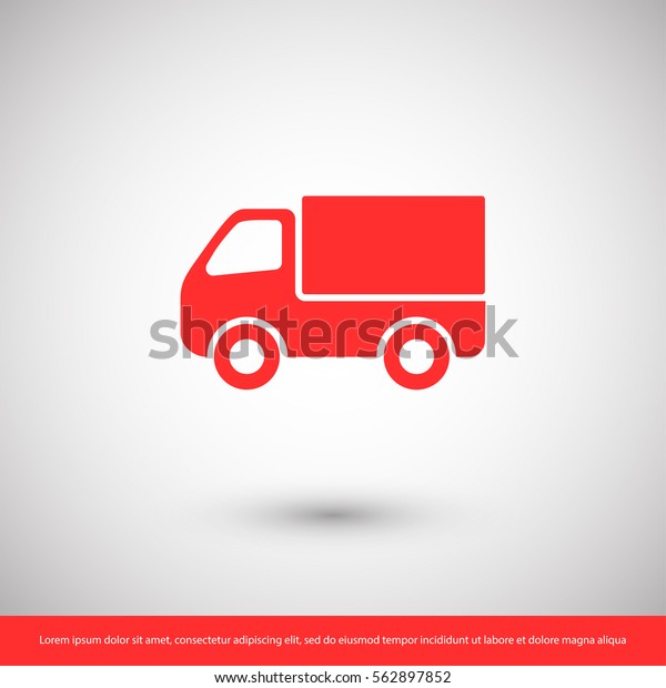truck icon,\
icon, delivery. One of set web\
icons