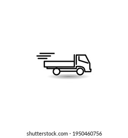 Truck icon. delivery symbol. cargo,freight.Vector illustration