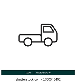 truck icon delivery symbol design element logo template vector eps 10