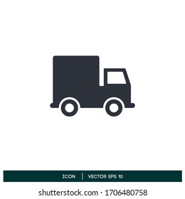 truck icon delivery symbol design element vector eps 10