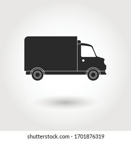 Truck icon. Delivery icon. Vector Illustration.