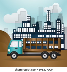 Truck icon design