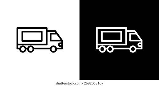 Elementos de design de ícone de caminhão. ícones para aplicativo ou Web