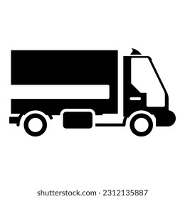 Truck icon design template isolated illustration
