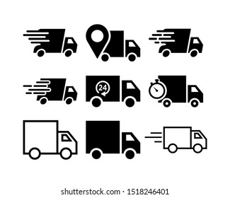 Truck icon design template vector graphic illustration