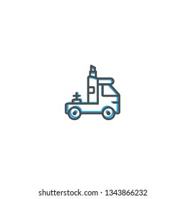 Truck icon design. Transportation icon vector illustration