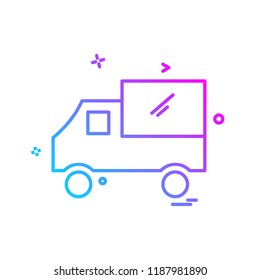 Truck icon design vector