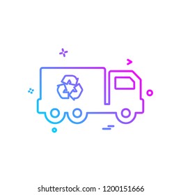 Truck icon design vector