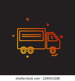 Truck icon design vector