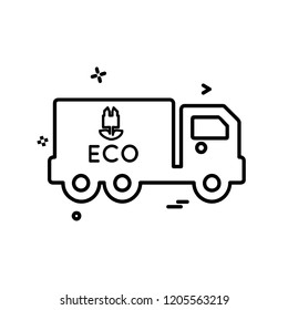 Truck icon design vector