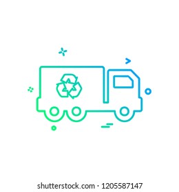 Truck icon design vector