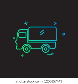 Truck icon design vector