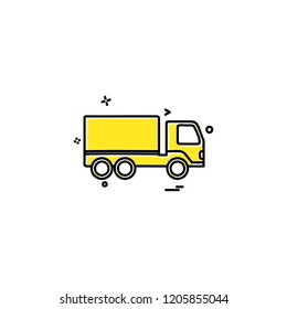 Truck icon design vector