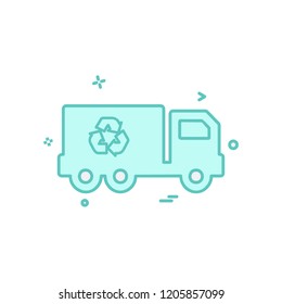 Truck icon design vector