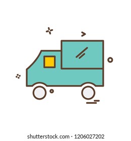 Truck icon design vector