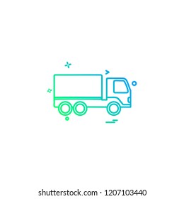 Truck icon design vector