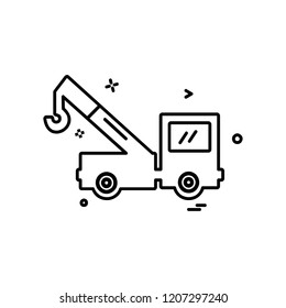 Truck icon design vector