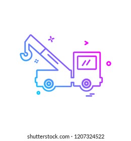 Truck icon design vector