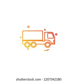 Truck icon design vector