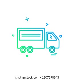 Truck icon design vector
