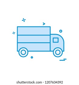 Truck icon design vector