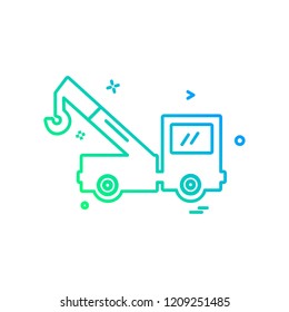 Truck icon design vector