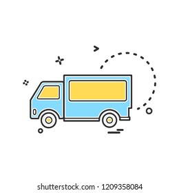 Truck icon design vector