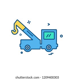 Truck icon design vector