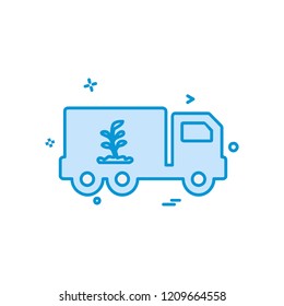 Truck icon design vector