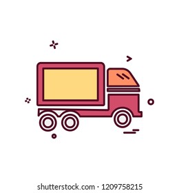 Truck icon design vector