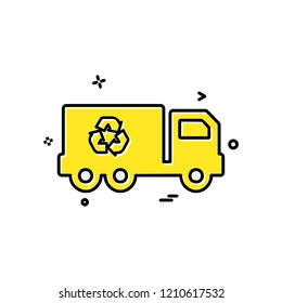 Truck icon design vector