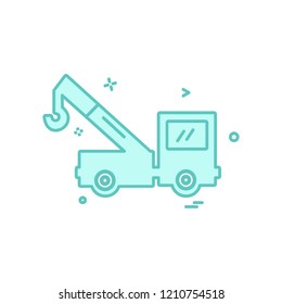 Truck icon design vector