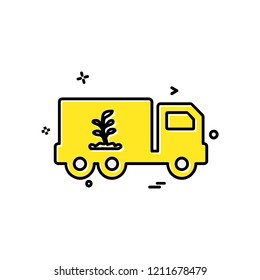 Truck icon design vector