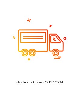 Truck icon design vector