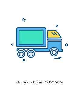 Truck icon design vector