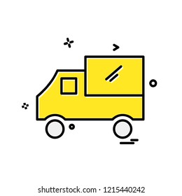 Truck icon design vector