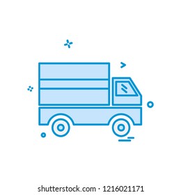 Truck icon design vector