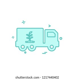 Truck icon design vector