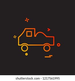 Truck icon design vector