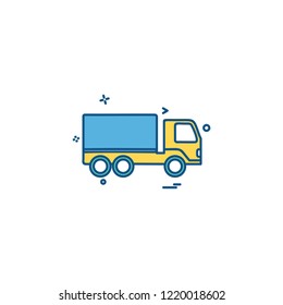 Truck icon design vector