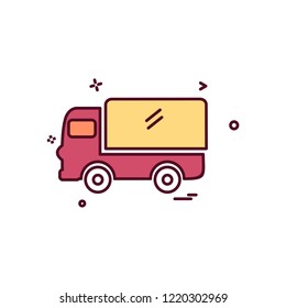 Truck icon design vector