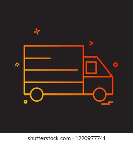 Truck icon design vector