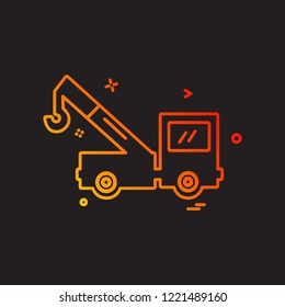 Truck icon design vector