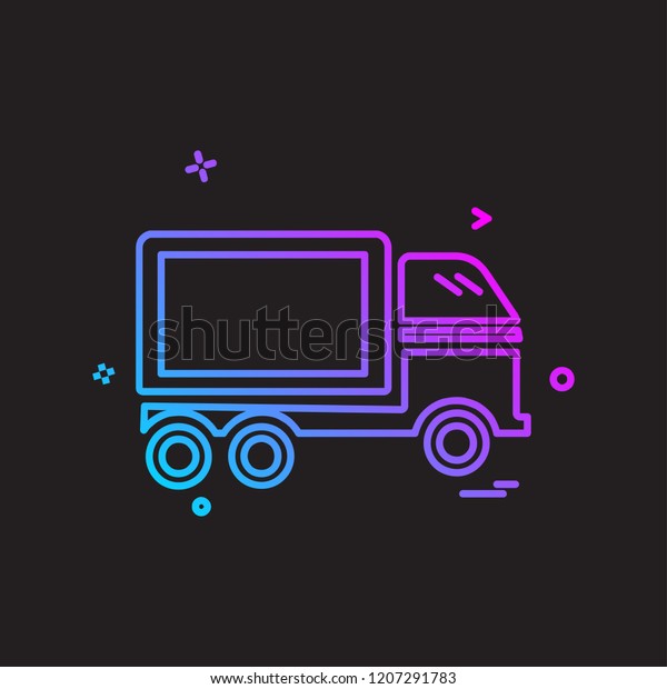 Truck icon design
vector