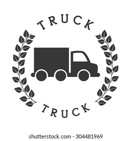 truck icon design, vector illustration eps10 graphic 