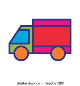 truck icon design vector template