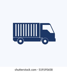 Truck icon design,clean vector