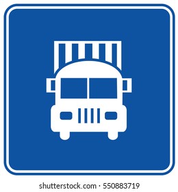Truck icon design,clean vector