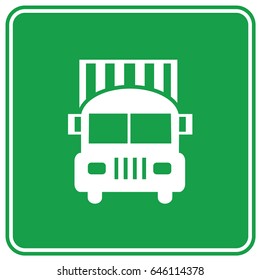 Truck icon design,clean vector