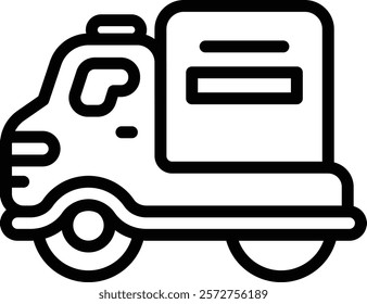 Truck Icon. Dump Truck Icon